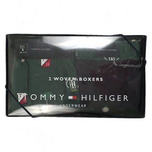 NEW Vintage Tommy Hilfiger Boxers Shorts Gift Set! Sm or XL  2 Pair Navy & Green